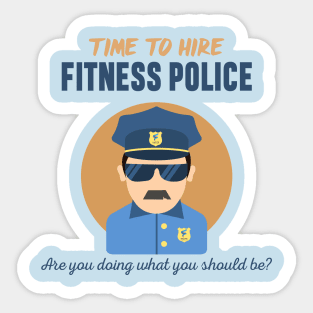 Fitness Police Sticker